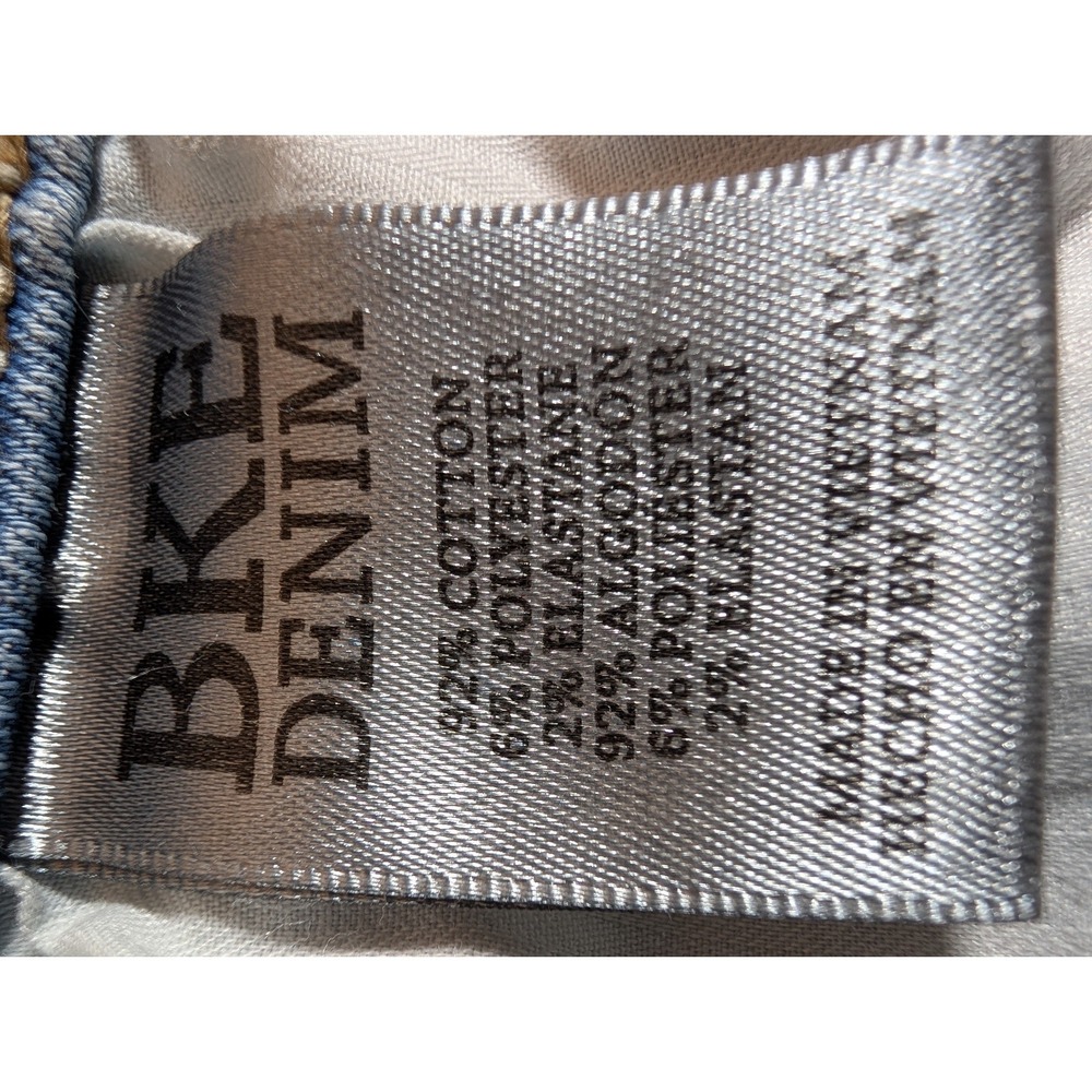 BKE Jeans Women's  32R Carter Straight Leg  Light Wash‎ Outdoors - Picture 10 of 12